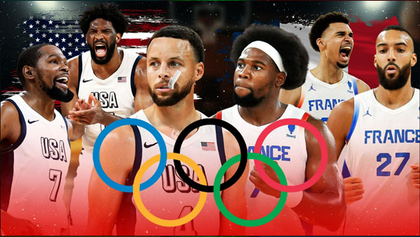 Futemax EUA x França AO VIVO: onde assistir o Dream Team nas Olimpíadas de Paris 2024